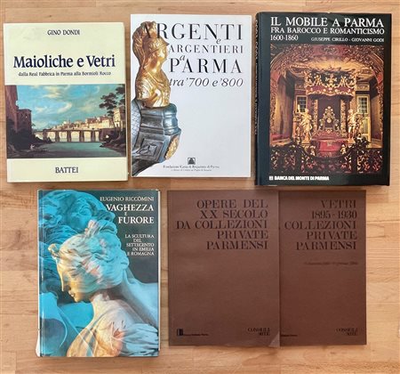 ARTI APPLICATE A PARMA - Lotto unico di 6 cataloghi