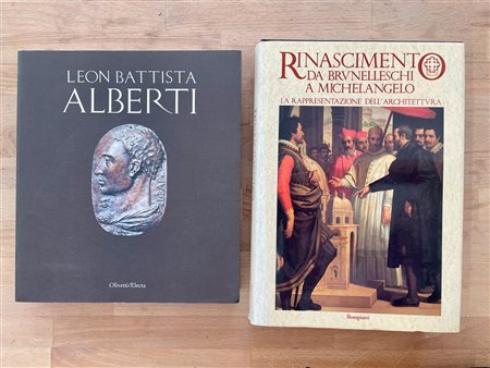 LEON BATTISTA ALBERTI E IL RINASCIMENTO - Lotto unico di 2 imponenti cataloghi
