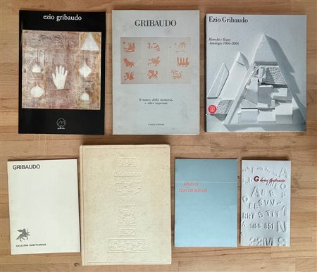 EZIO GRIBAUDO - Lotto unico di 7 cataloghi