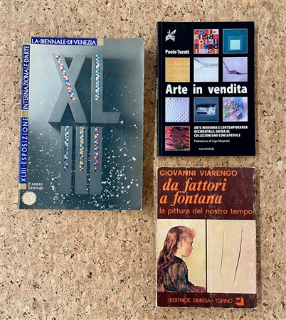 BIENNALE DI VENEZIA E MANUALI D'ARTE - Lotto unico di 3 cataloghi