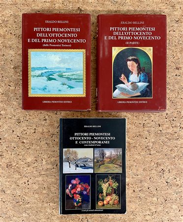 PITTURA PIEMONTESE DI '800 E '900 - Lotto unico di 3 cataloghi
