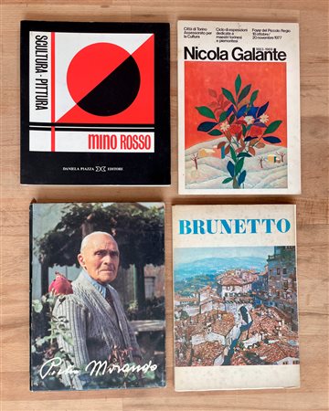 PITTURA E SCULTURA DEL DOPOGUERRA - Lotto unico di 4 cataloghi