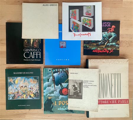 PITTURA ITALIANA DEL XX SECOLO - Lotto unico di 9 cataloghi