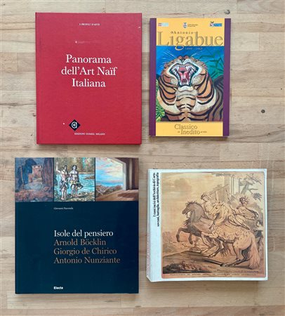 PITTURA NAIF E METAFISICA - Lotto unico di 4 cataloghi