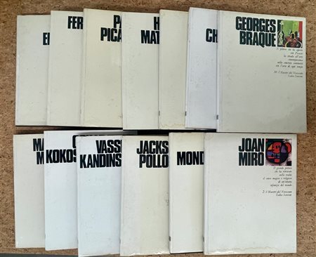 GRANDI MAESTRI DEL NOVECENTO - Lotto unico di 13 cataloghi