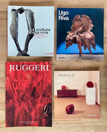 SCULTURA E ARTE INFORMALE DEL DOPOGUERRA - Lotto unico di 4 cataloghi