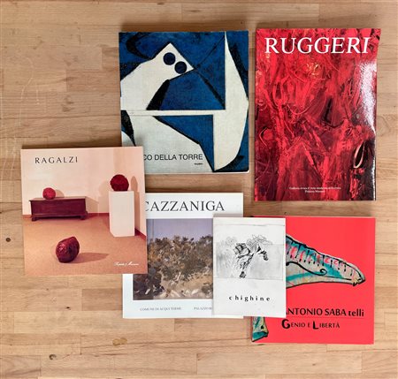 ARTISTI ITALIANI DEL DOPOGUERRA - Lotto unico di 6 cataloghi