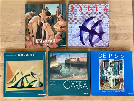 ARTE ITALIANA DEL NOVECENTO - Lotto unico di 5 cataloghi