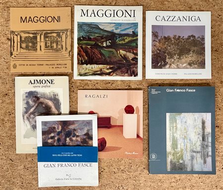 ARTE ITALIANA DEL DOPOGUERRA - Lotto unico di 7 cataloghi