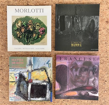ARTISTI DELL'INFORMALE ITALIANO - Lotto unico di 4 cataloghi