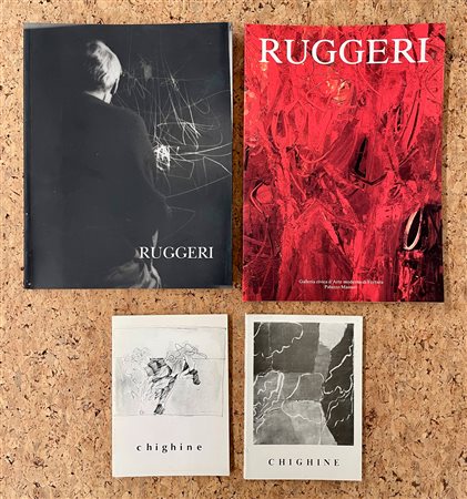 PIERO RUGGERI E ALFREDO CHIGHINE - Lotto unico di 4 cataloghi