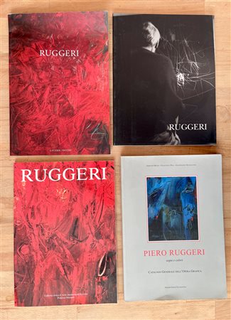 PIERO RUGGERI - Lotto unico di 4 cataloghi