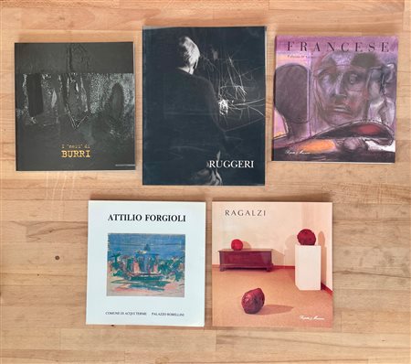 ARTE ITALIANA DEL DOPOGUERRA - Lotto unico di 5 cataloghi