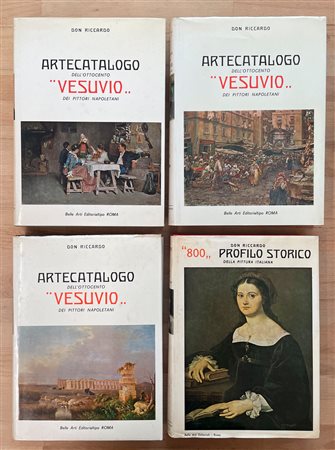 PITTURA DELL'OTTOCENTO IN ITALIA - Lotto unico di 4 cataloghi