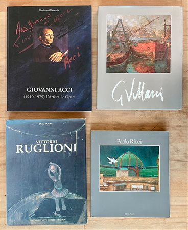 PITTURA FIGURATIVA ITALIANA DEL XX SECOLO - Lotto unico di 4 cataloghi