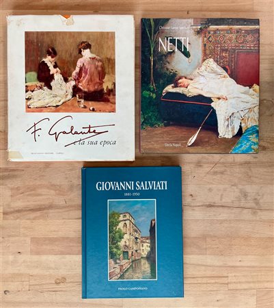 GIOVANNI SALVIATI, FRANCESCO NETTI E FRANCESCO GALANTE - Lotto unico di 3 cataloghi