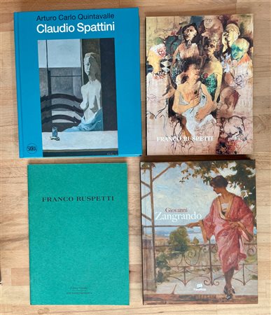 CLAUDIO SPATTINI, FRANCO RUSPETTI E GIOVANNI ZANGRANDO - Lotto unico di 4 cataloghi