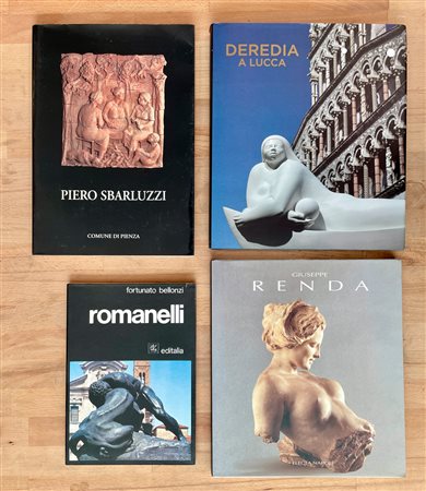 SCULTURA ITALIANA DEL XX SECOLO - Lotto unico di 4 cataloghi