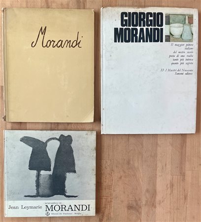 GIORGIO MORANDI - Lotto unico di 3 cataloghi