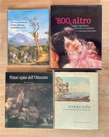 ARTE NAPOLETANA DELL'OTTOCENTO - Lotto unico di 4 cataloghi