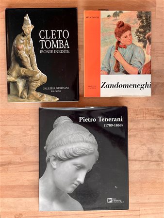 PIETRO TENERANI, CLETO TOMBA E  FEDERICO ZANDOMENEGHI - Lotto unico di 3 cataloghi