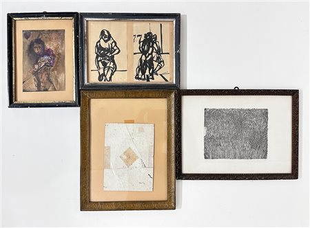 AUTORI VARI - Lotto unico di 4 opere