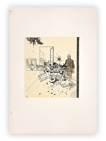 GIANFRANCO FERRONI (1927-2001) - La stanza ritrovata II, 1966-1970