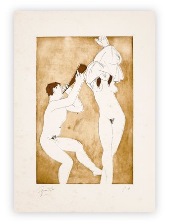 GIACOMO MANZÙ (1908-1991) - Senza Titolo