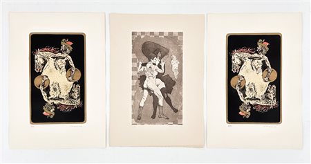 GIUSEPPE (BEPPE) MADAUDO (1950) - Lotto unico composto da 3 acqueforti