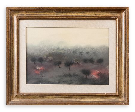 MANLIO BACOSI (1921-1998) - Fuoco di tramonto, 1970