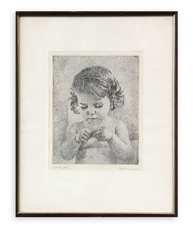 ETTORE BERALDINI (1887-1965) - Rosina e la spina