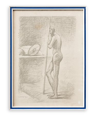 CARLO CARRÀ (1881-1966) - Senza Titolo (Illustrazione per il 'Don Quijote de la Mancha'), 1944