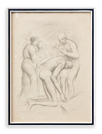 CARLO CARRÀ (1881-1966) - Senza Titolo (Illustrazione per il 'Don Quijote de la Mancha'), 1944