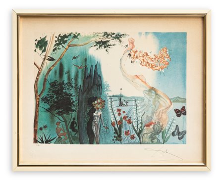 SALVADOR DALÌ (1904-1989) - Le quattro stagioni: Primavera, 1972