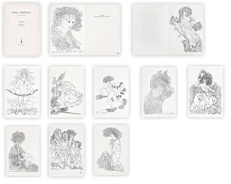 CORRADO CAGLI (1910-1976) - Inni omerici, 1968