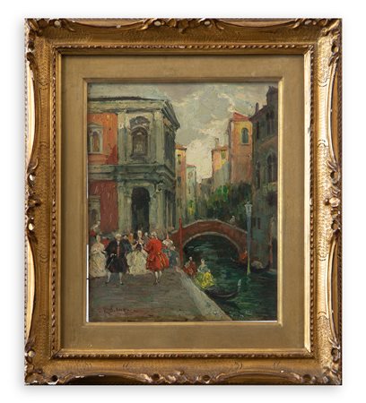 ETTORE SOLVEGNI (1874-1930) - Palazzo Querini, Venezia