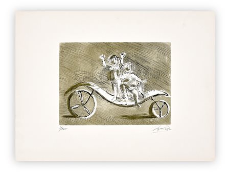 GIACOMO MANZÙ (1908-1991) - Senza Titolo