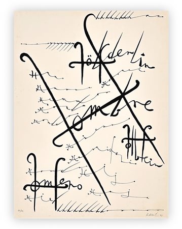 RAFAEL ALBERTI (1902-1999) - Senza Titolo, 1972