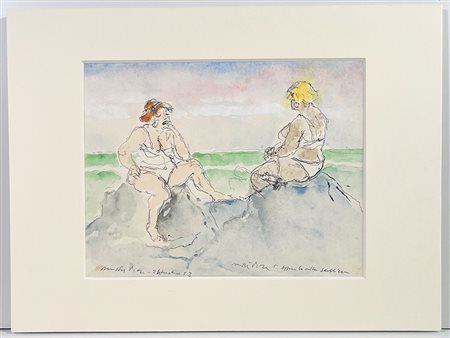 WALTER PIACESI, "Appunto alla scogliera", 1993