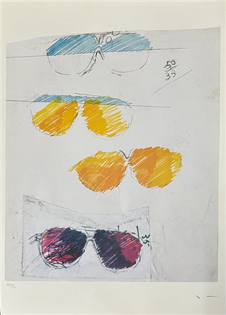 MARIO SCHIFANO, Occhiali