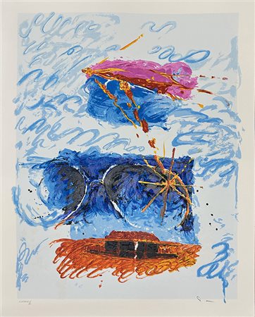 MARIO SCHIFANO, Impressione astratta