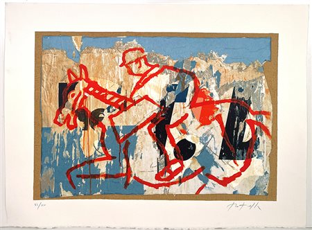 MIMMO ROTELLA, "Primo Futurismo"