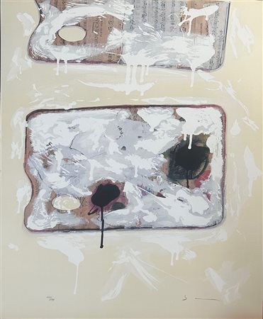 MARIO SCHIFANO, "Tavolozza"