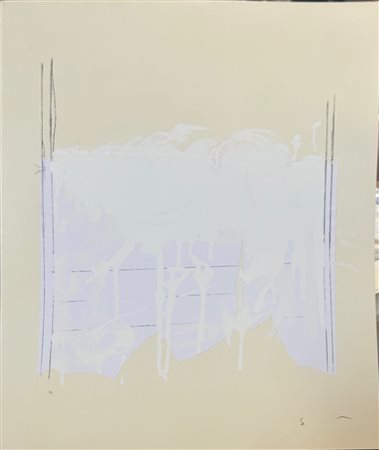 MARIO SCHIFANO, "Monocromo bianco"