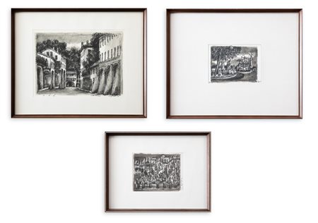 TONO ZANCANARO (1906-1985) - Lotto unico composto da 3 opere: