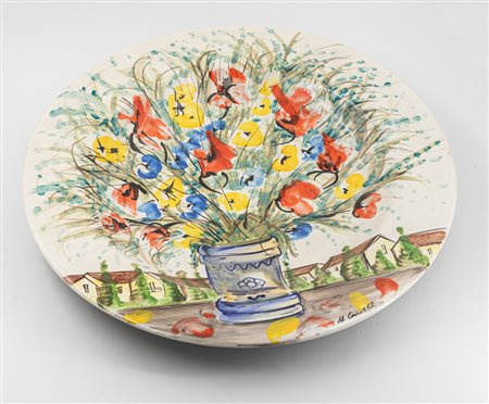 MICHELE CASCELLA (1892-1989) - Vaso con fiori