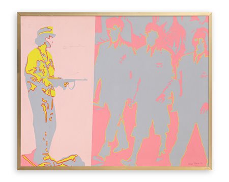 LUCIANO PALMIERI - L'intimidazione al corteo borghese, 1972