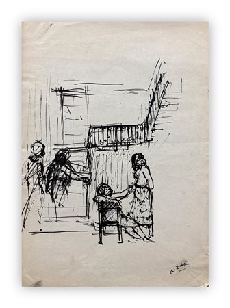 ALBERTO ZIVERI (1908-1990) - Senza Titolo