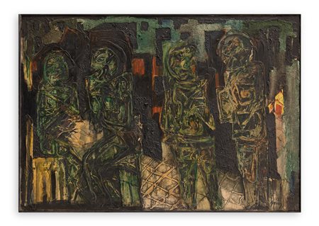 SAMO KOLER (1909-1988) - Gli individui, 1958