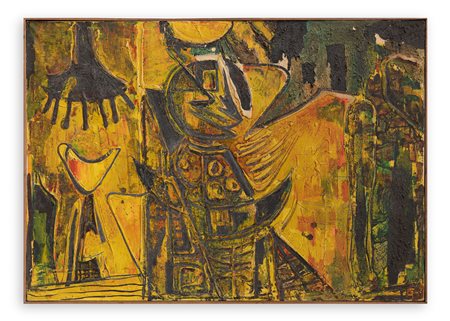 SAMO KOLER (1909-1988) - Senza Titolo, 1957